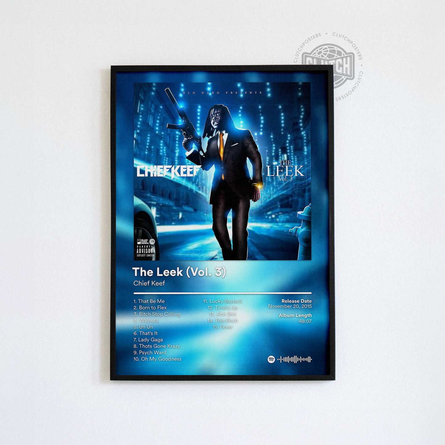 Chief Keef 'The Leek Vol 3' Album Poster