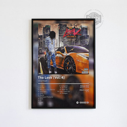 Chief Keef 'The Leek Vol 4' Album Poster