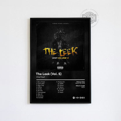 Chief Keef 'The Leek Vol 5' Album Poster
