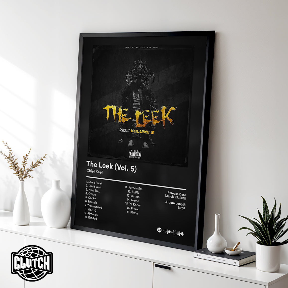 Chief Keef 'The Leek Vol 5' Album Poster
