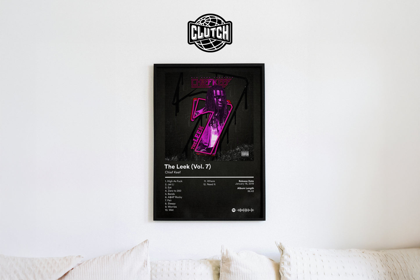 Chief Keef 'The Leek Vol 7' Album Poster