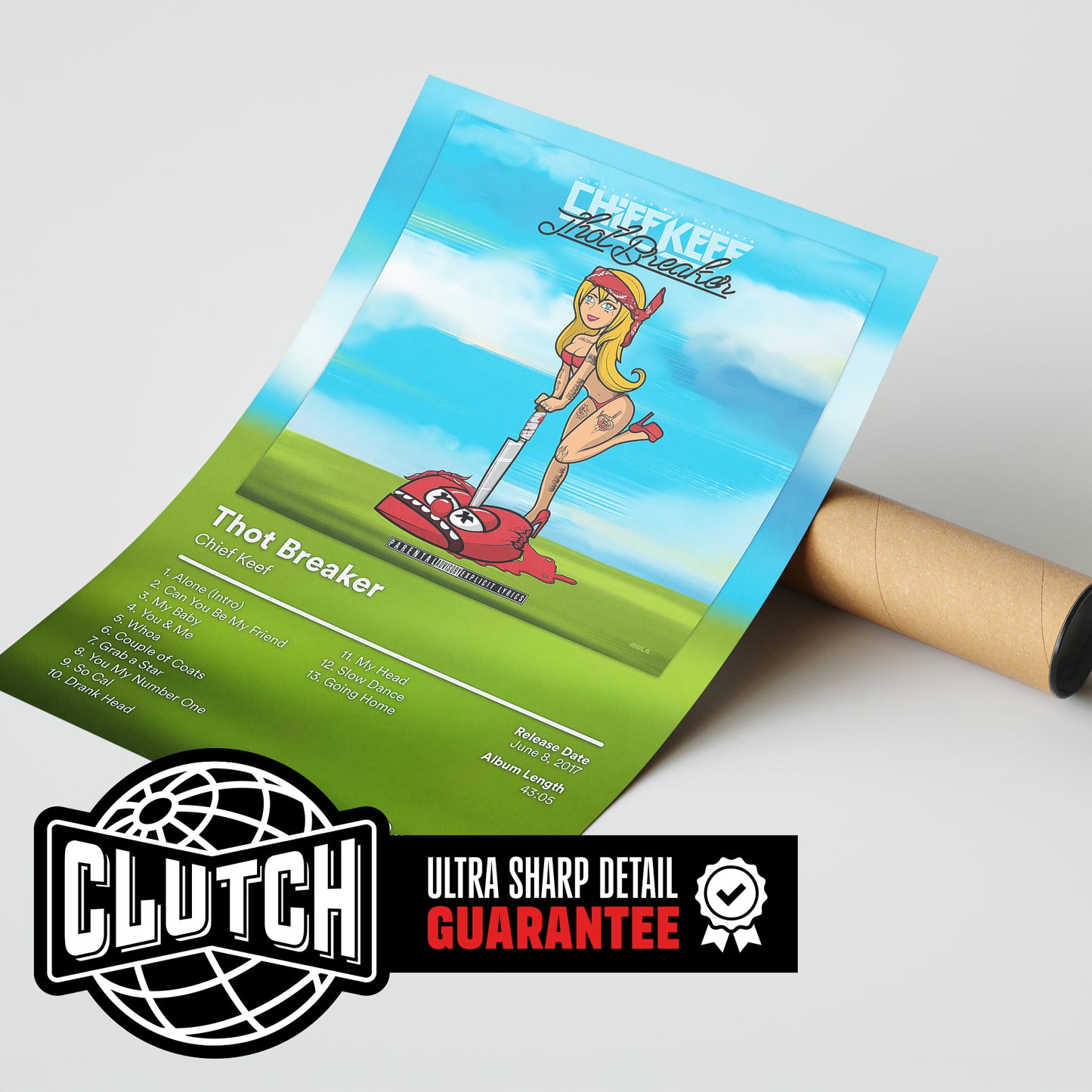 Chief Keef 'Thot Breaker' Album Poster