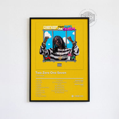Chief Keef 'Two Zero One Seven' Album Poster