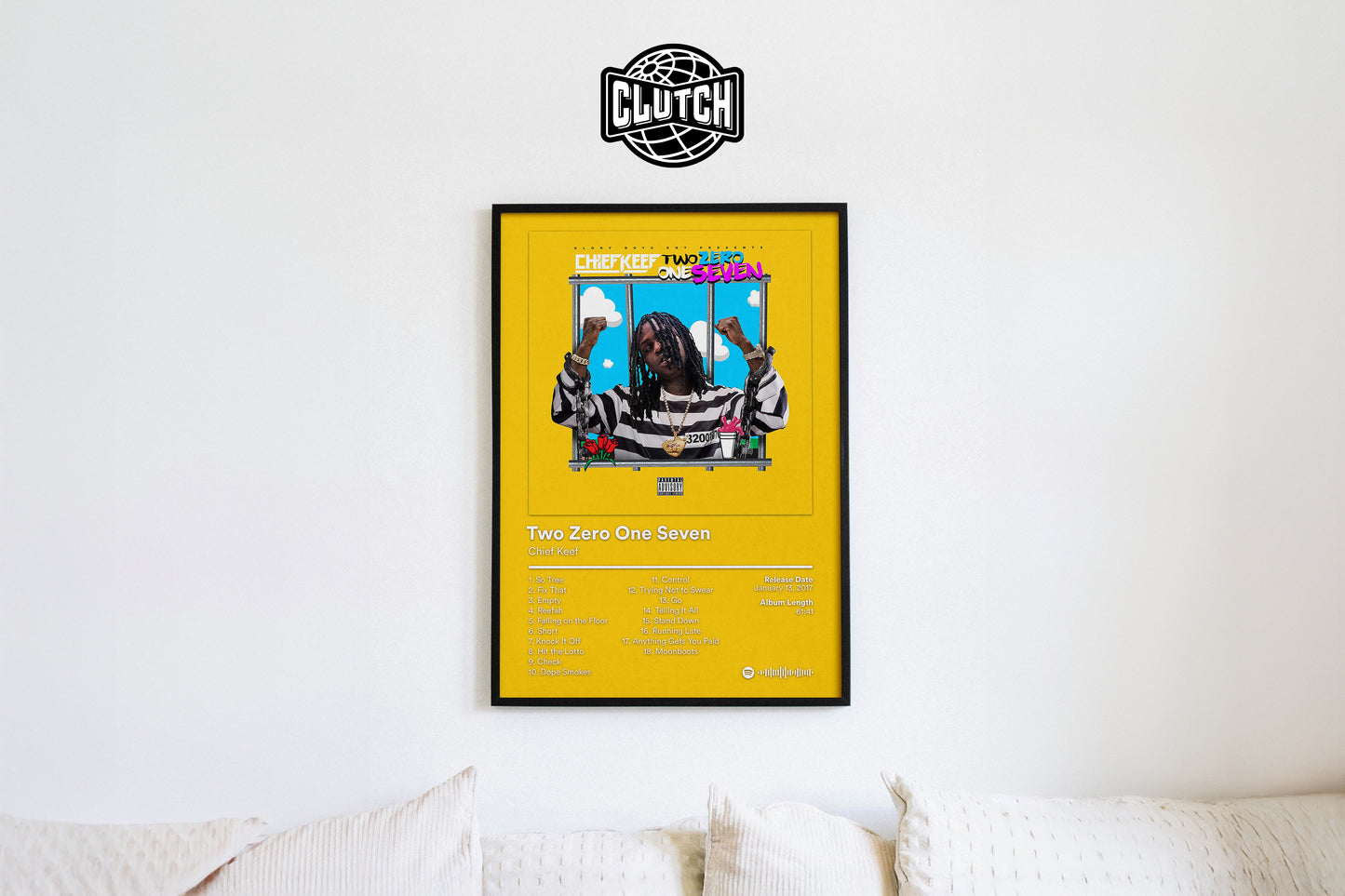 Chief Keef 'Two Zero One Seven' Album Poster