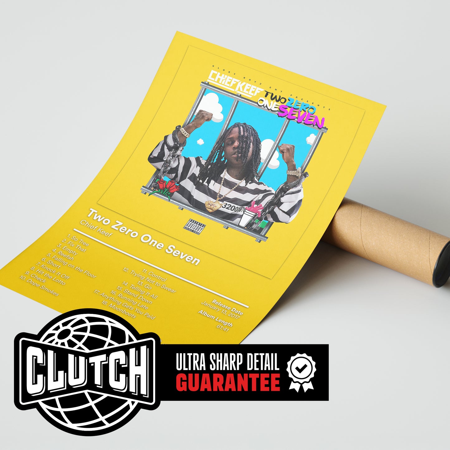 Chief Keef 'Two Zero One Seven' Album Poster