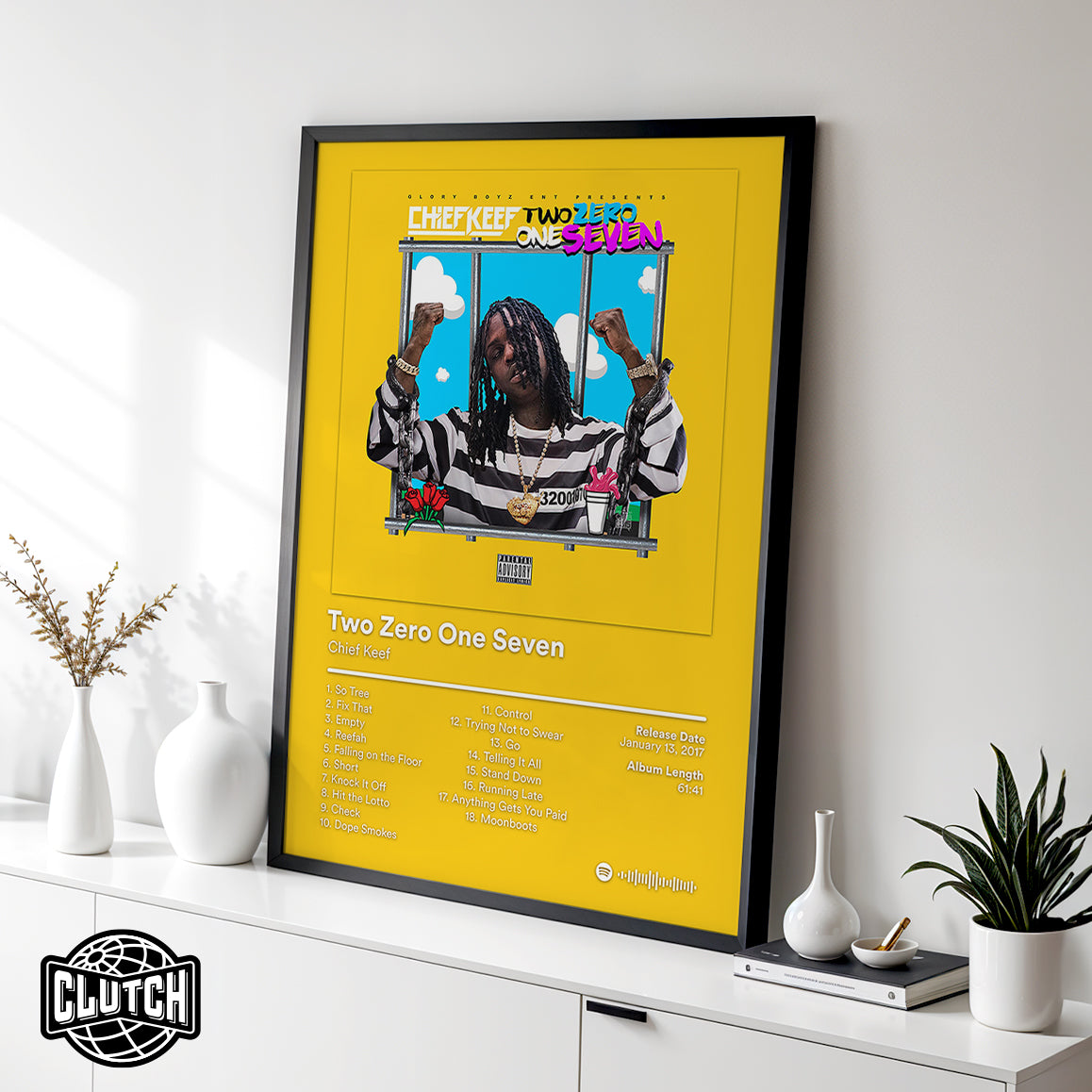 Chief Keef 'Two Zero One Seven' Album Poster