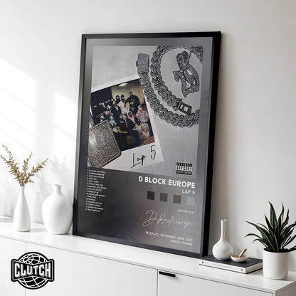 D-Block Europe 'Lap 5' Poster