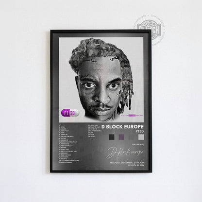 D-Block Europe 'PTSD' Poster
