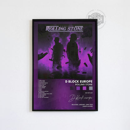 D-Block Europe 'Rollingstone' Poster