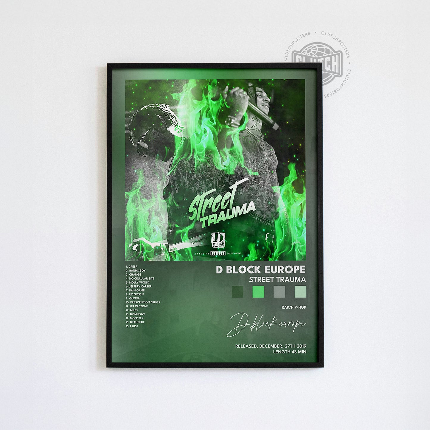 D-Block Europe 'Street Trauma' Poster