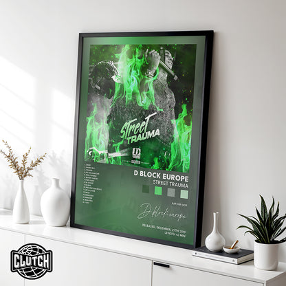 D-Block Europe 'Street Trauma' Poster