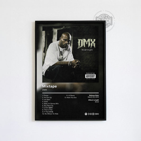 DMX 'Mixtape' Album Poster