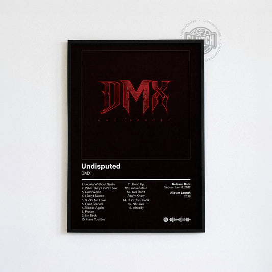 DMX 'Undisputed' Album Poster