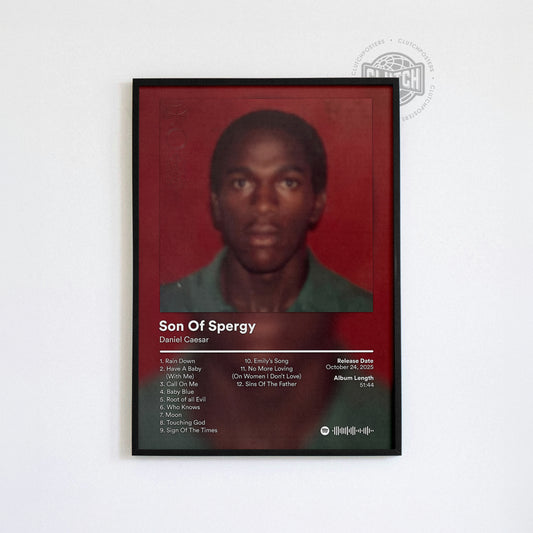 Daniel Caesar 'Son Of Spergy' Album Poster