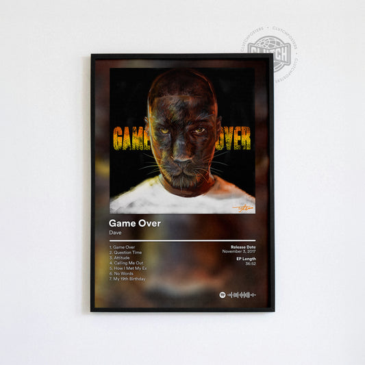 Dave 'Game Over' Album Poster