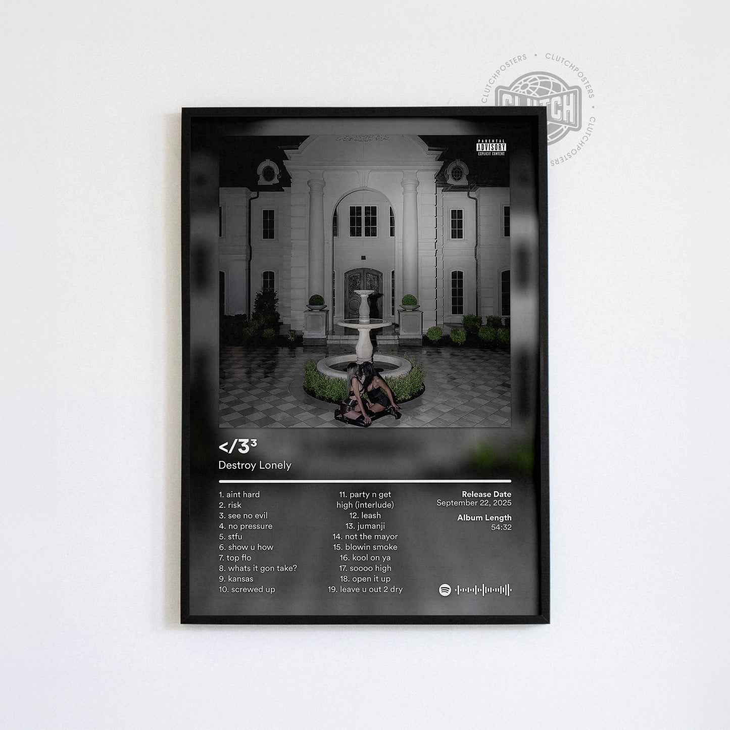 Destroy Lonely '</3 3' Album Poster