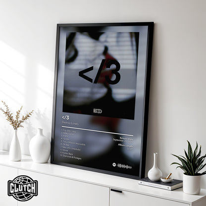 Destroy Lonely '</3' Album Poster