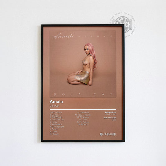 Doja Cat 'Amala' (Deluxe) Album Poster