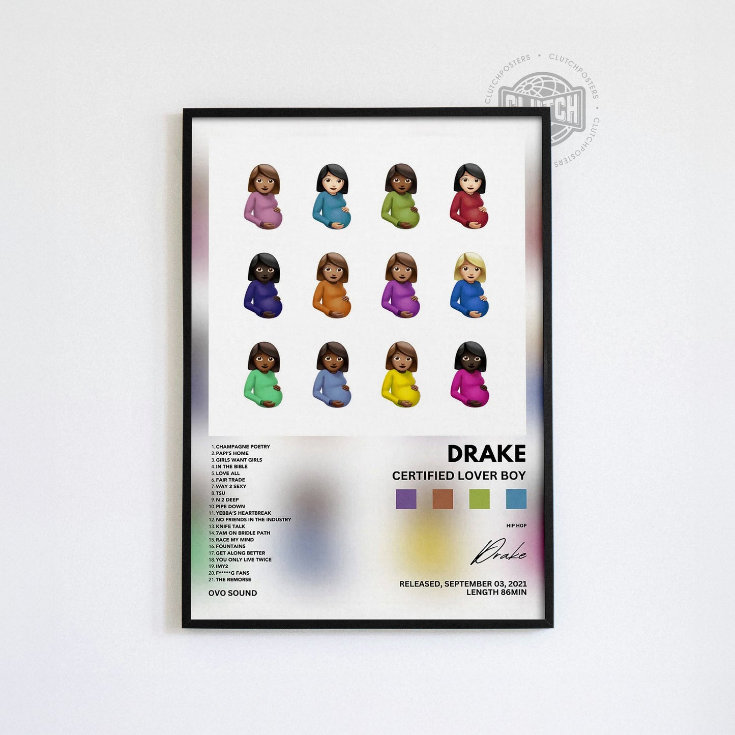 Drake 'Certified Lover Boy' Poster