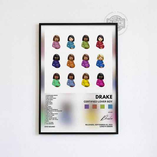 Drake 'Certified Lover Boy' Poster