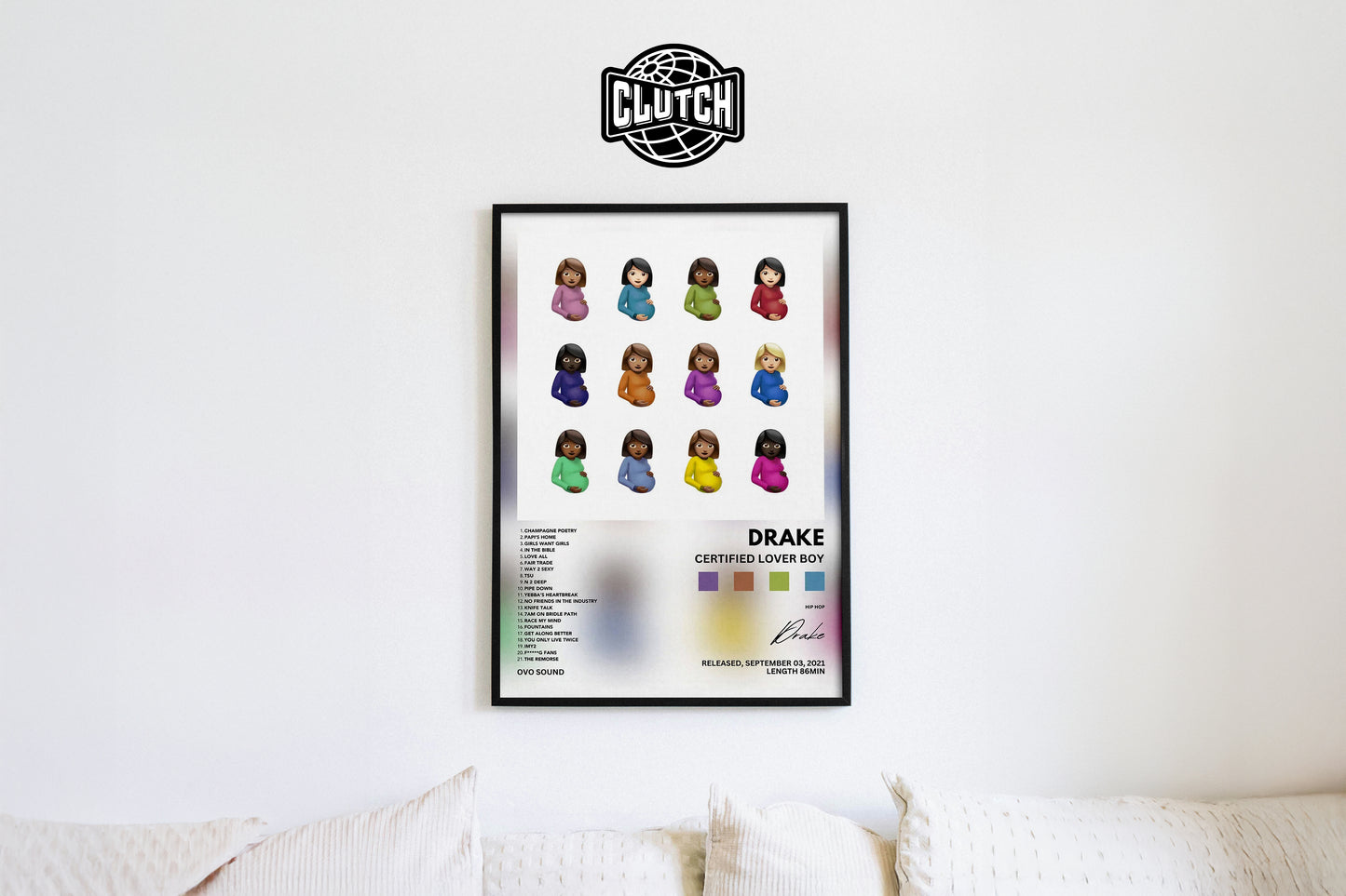 Drake 'Certified Lover Boy' Poster