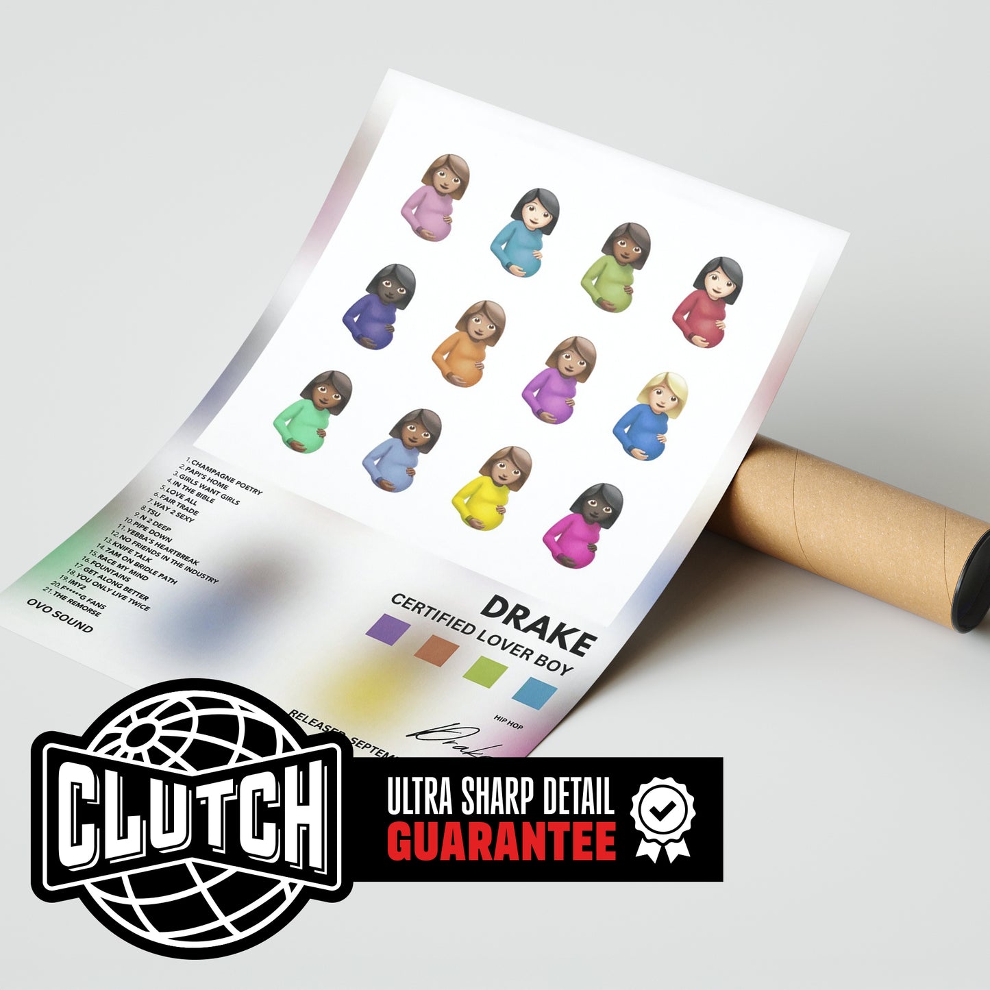 Drake 'Certified Lover Boy' Poster