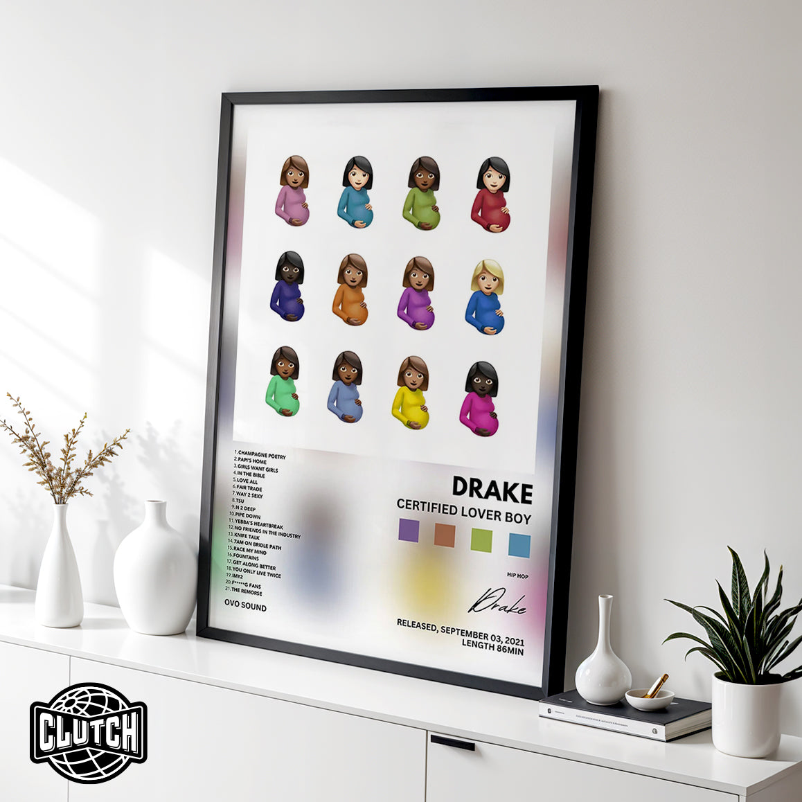 Drake 'Certified Lover Boy' Poster