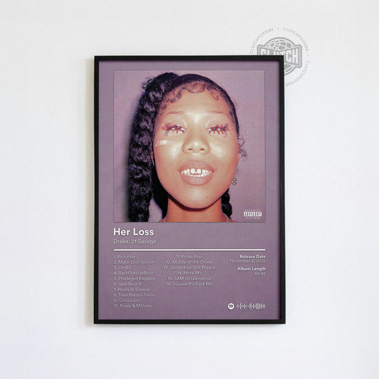 Drake & 21 Savage 'Her Loss' Album Poster