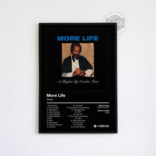 Drake 'More Life' Album Poster