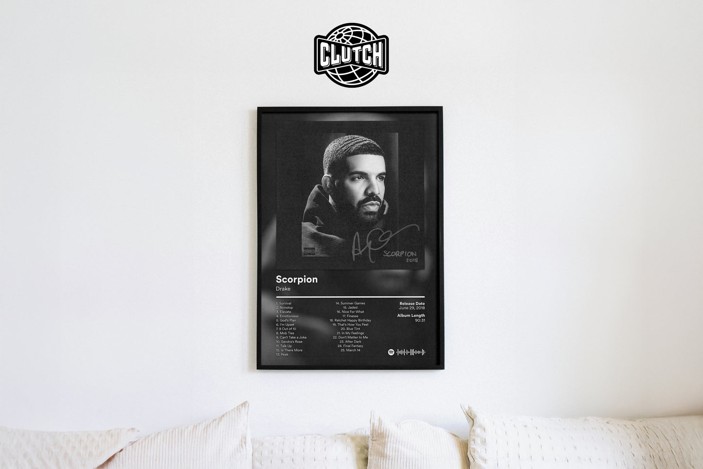 Drake 'Scorpion' Album Poster