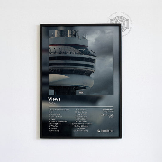 Drake 'Views' Album Poster