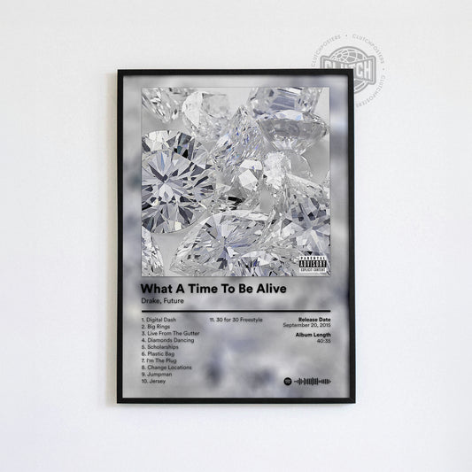 Drake 'What A Time To Be Alive' Album Poster