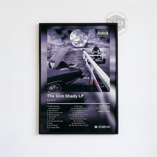 Eminem 'The Slim Shady LP' Album Poster