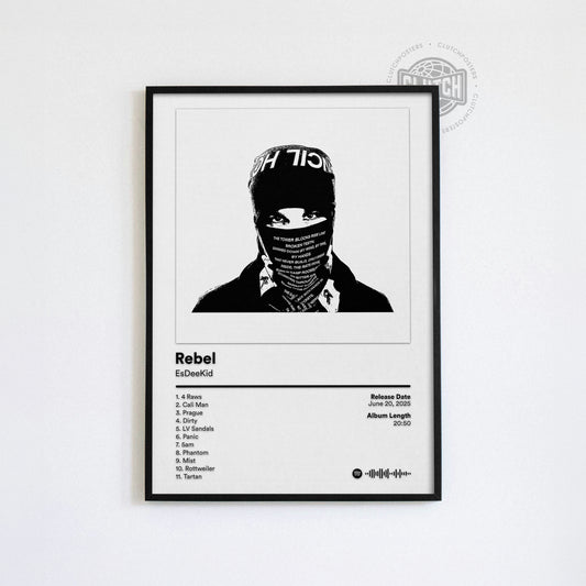 EsDeeKid 'Rebel' Album Poster