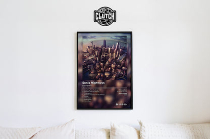 Foo Fighters 'Sonic Highways' Album Poster