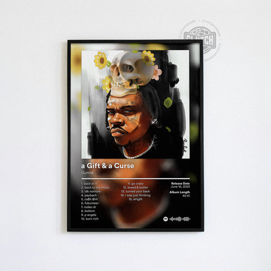Gunna 'A Gift & A Curse' Album Poster