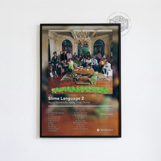 Gunna 'Slime Language 2' Album Poster