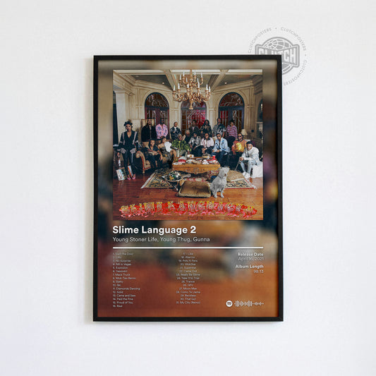 Gunna 'Slime Language 2' Album Poster