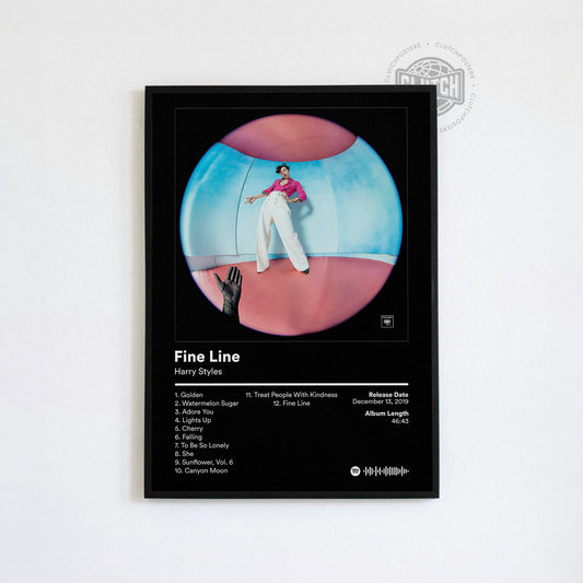 Harry Styles 'Fine Line' Album Poster