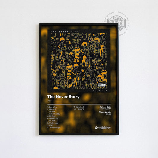 JID 'The Never Story' Album Poster