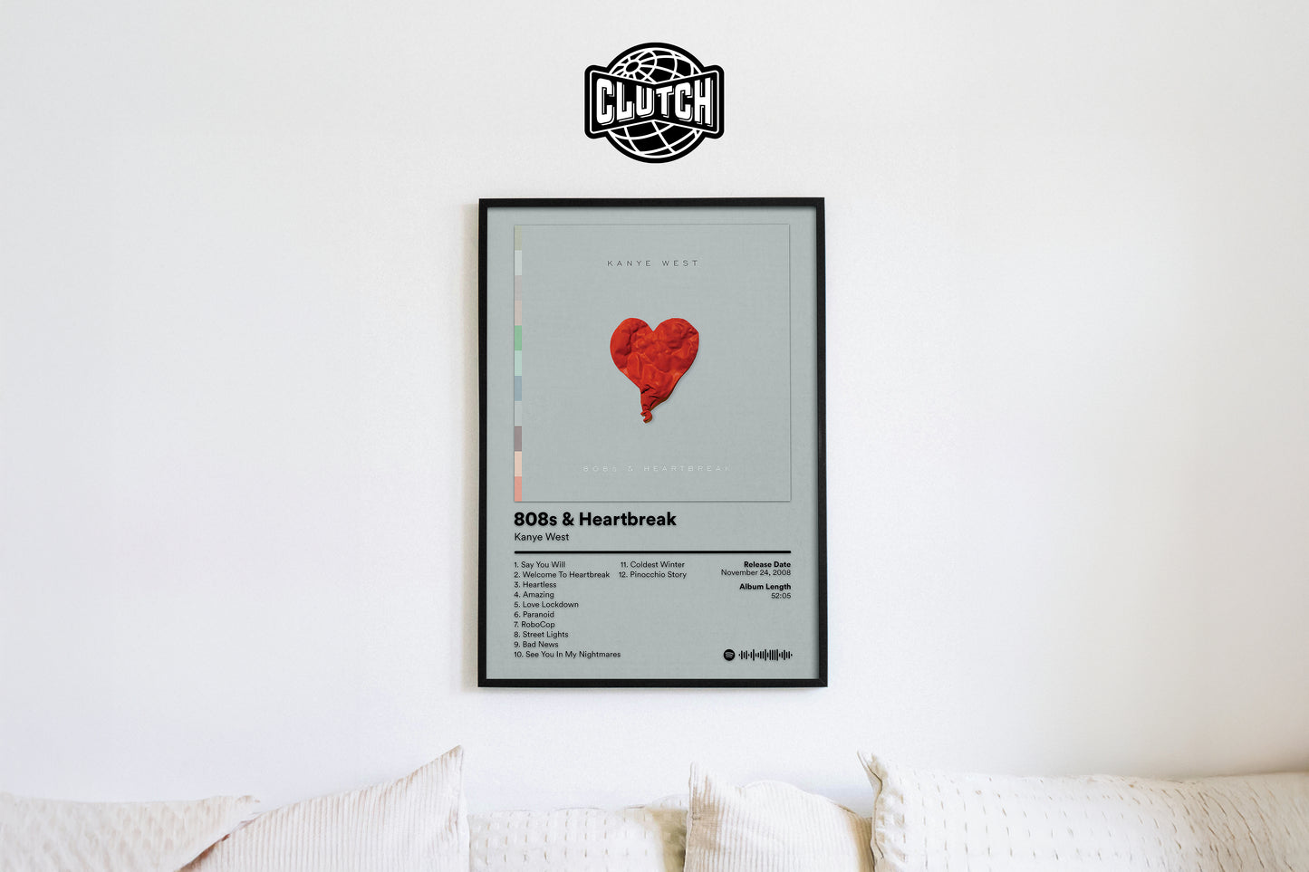 Kanye West '808s & Heartbreak' Album Poster