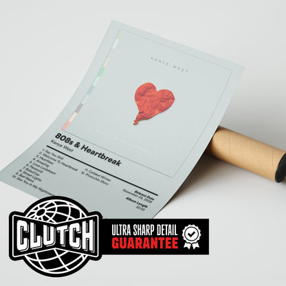 Kanye West '808s & Heartbreak' Album Poster