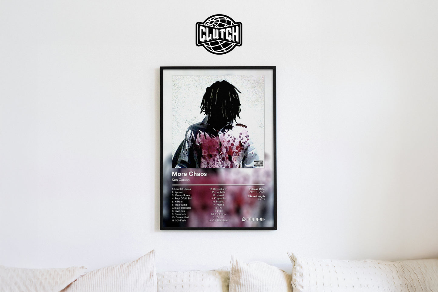 Ken Carson 'More Chaos' Album Poster