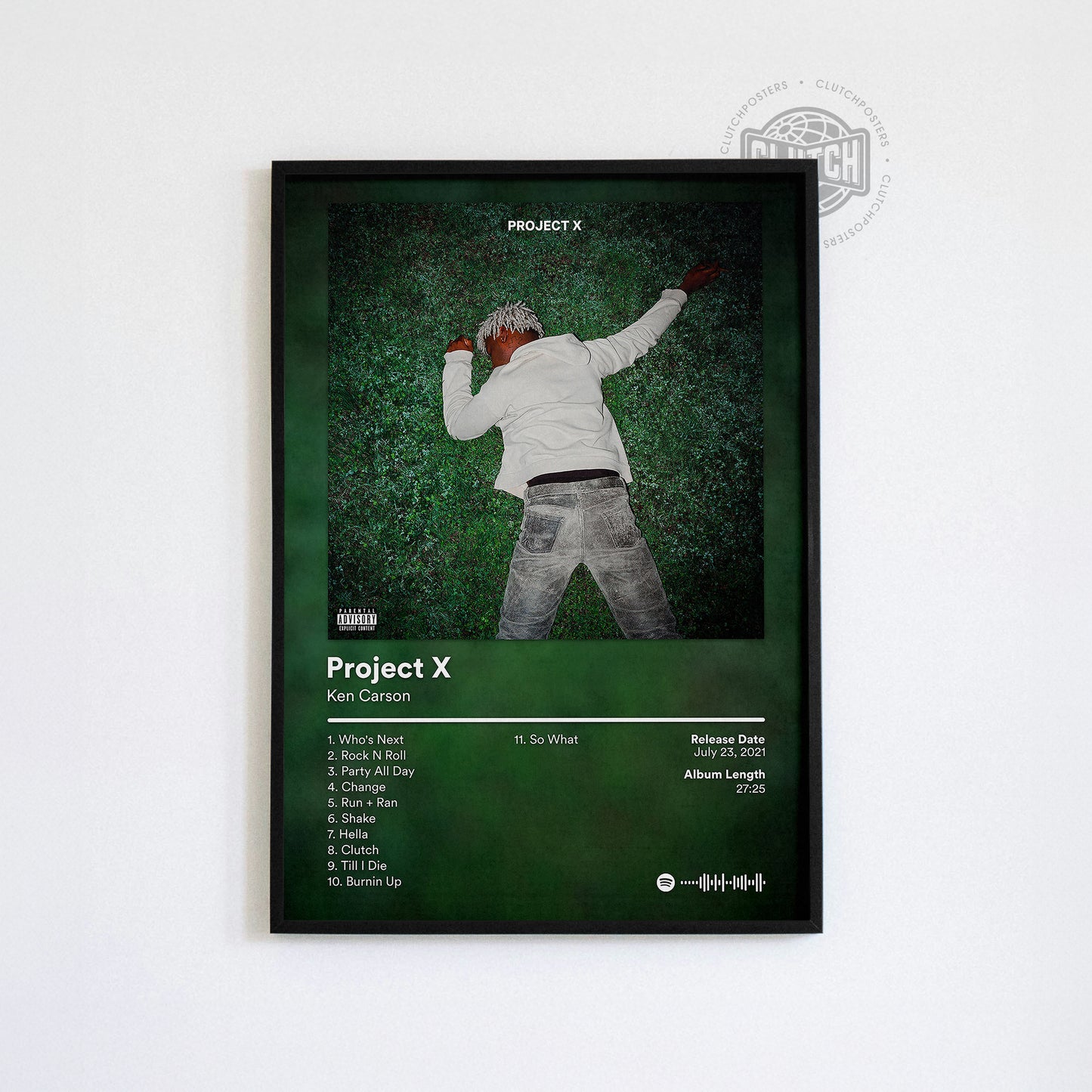 Ken Carson 'Project X' Album Poster