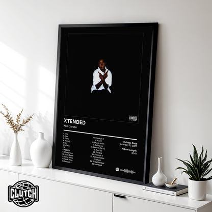 Ken Carson 'XTENDED' Album Poster