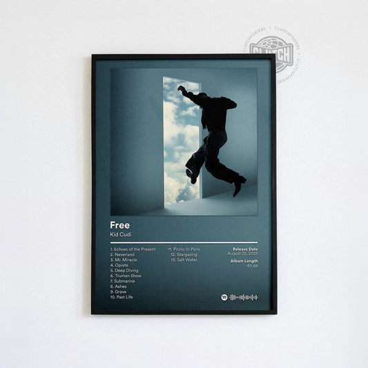 Kid Cudi 'Free' Album Poster