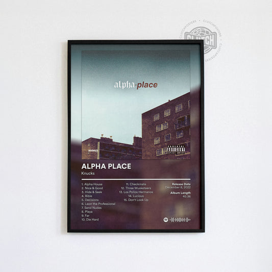 Knucks 'Alpha Place' Album Poster
