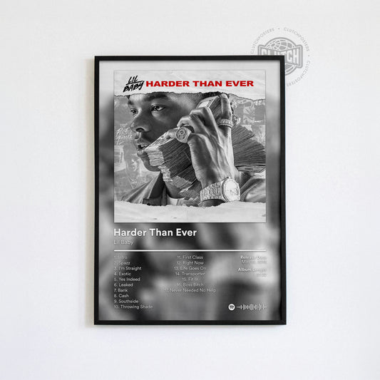 Lil Baby 'Harder Than Ever' Album Poster