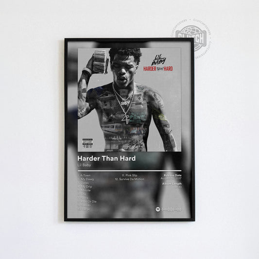 Lil Baby 'Harder Than Hard' Album Poster