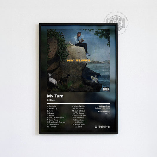 Lil Baby 'My Turn' Album Poster